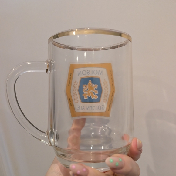 Molson Golden Ale Glass Mug - Picture 4 of 7